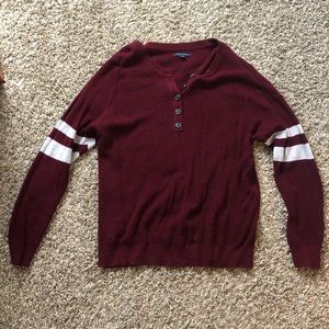American Eagle Burgundy Sweater